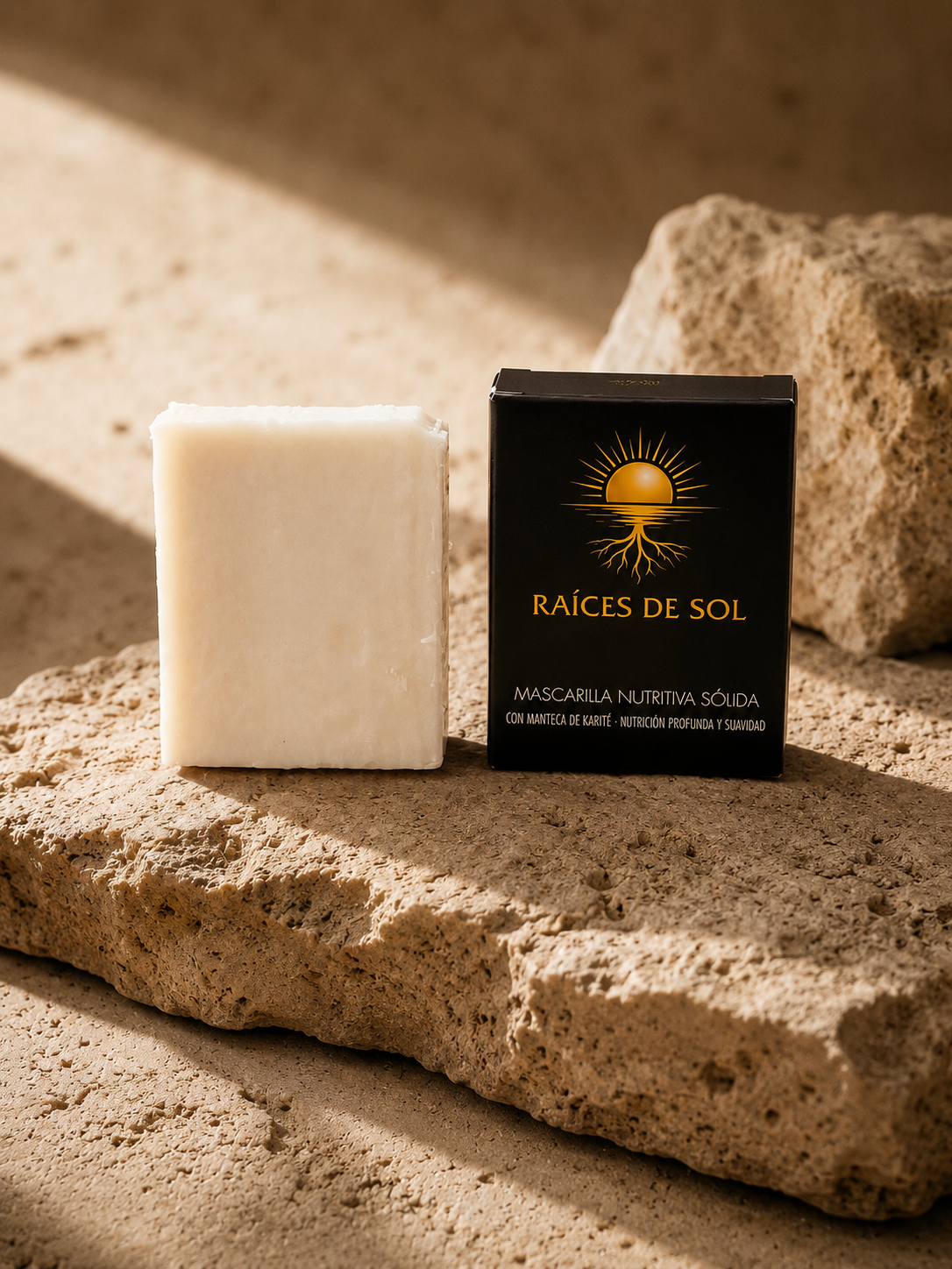 Mascarilla sólida nutritiva Raíces de Sol para rizos