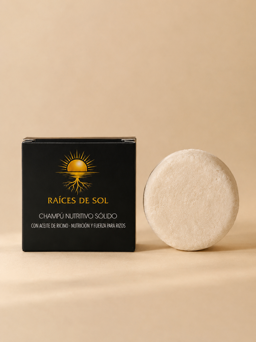 Rutina capilar con productos Raíces de Sol para cabello rizado
